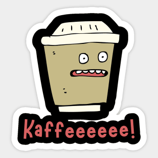 Kaffee Becher - Coffee to go lustig Sticker